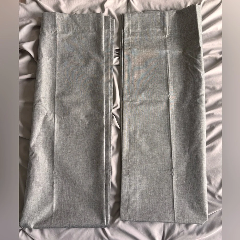Target Room Essentials Set of 2 Blackout Curtains Darkening Window Curtain Gray